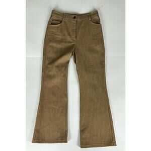Akris Punto Brown Tan Women's Wool Blend Pants Jeans Size US 4